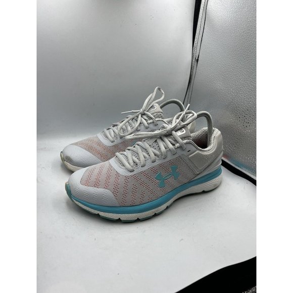 Under Armour Womens Charged Europa 3021246-103 Gray Running Sneakers Size 8.5 - Picture 2 of 7